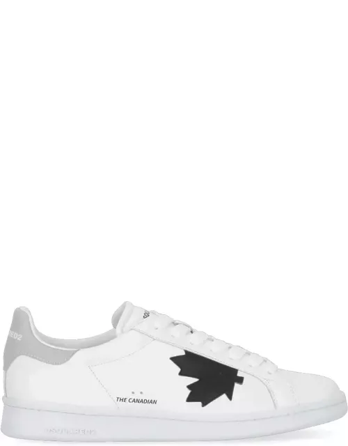 Dsquared2 White And Grey Boxer Sneaker