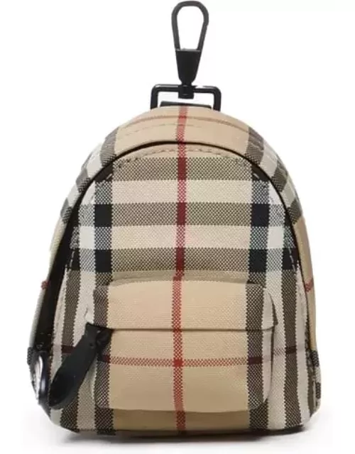Burberry Mini Jett Checked Backpack