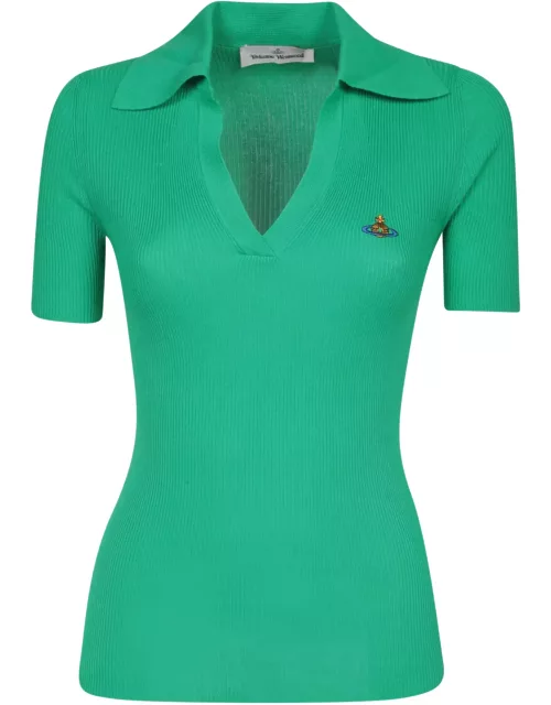 Vivienne Westwood Marina Green Polo Shirt