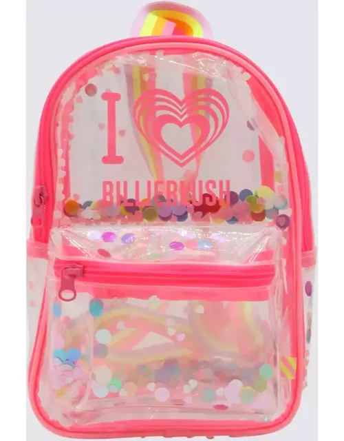 Billieblush Transparent And Pink Backpack