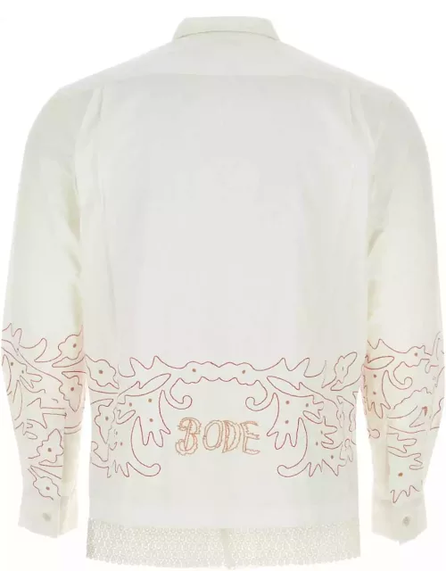 Bode Embroidered Cotton Shirt
