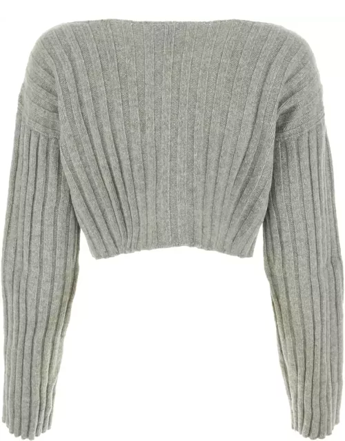 Baserange Melange Grey Wool Blend Sweater