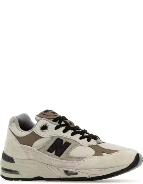 New Balance Multicolor Leather And Fabric Made In Usa 991 Sneaker