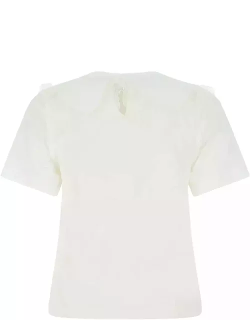 See by Chloé White Cotton T-shirt