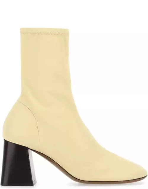 Neous Cream Leather Lepus Ankle Boot