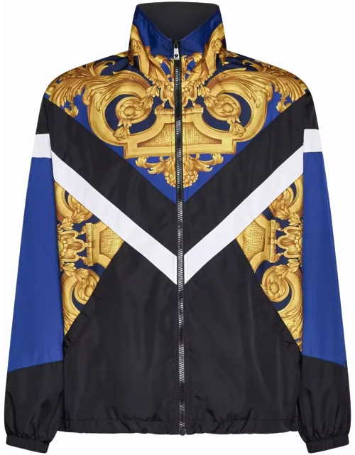 Versace Multicolor Nylon Barocco Jacket