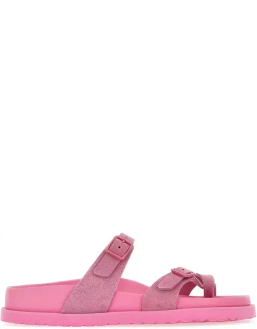 Birkenstock Pink Suede Mayari Avantgarde Slipper