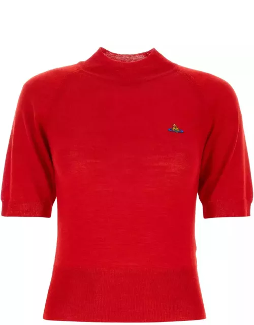 Vivienne Westwood Red Cotton Blend Bea Sweater