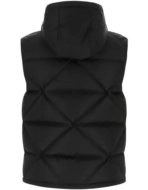 Prada Black Re-nylon Sleeveless Down Jacket