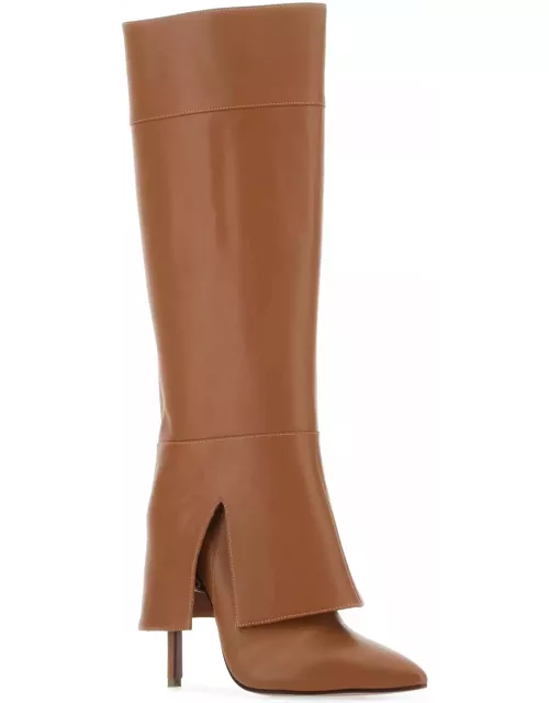 Andrea Wazen Brown Leather Boot