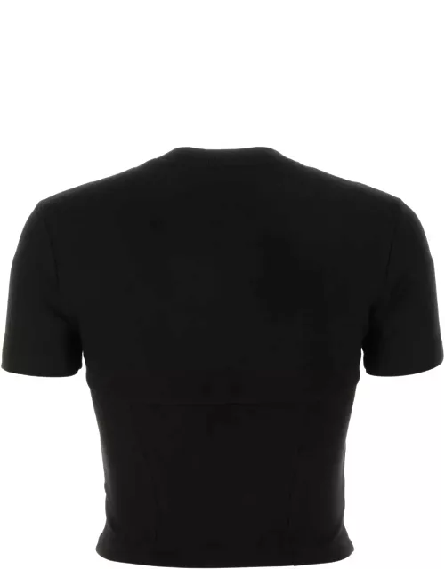 AREA Black Stretch Jersey T-shirt