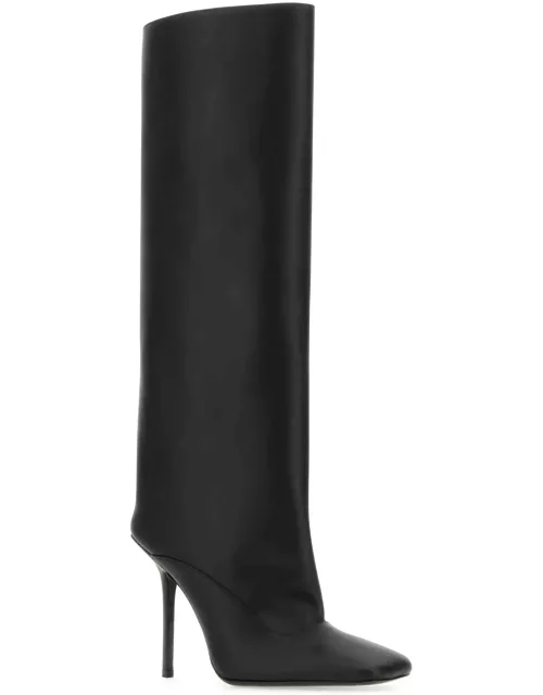 The Attico Sienna High Heels Boots In Black Leather