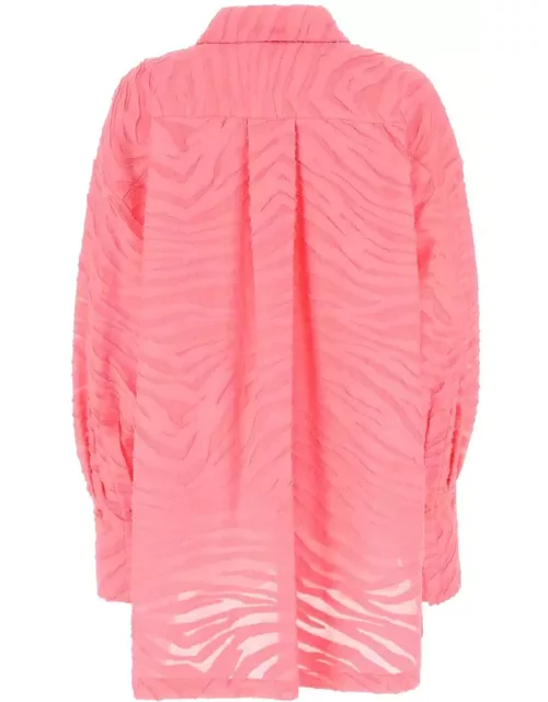 The Attico Pink Cotton Blend Diana Shirt