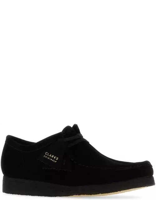Clarks Black Suede Wallabee Ankle Boot