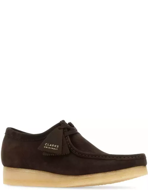 Clarks Chocolate Suede Wallabee Ankle Boot