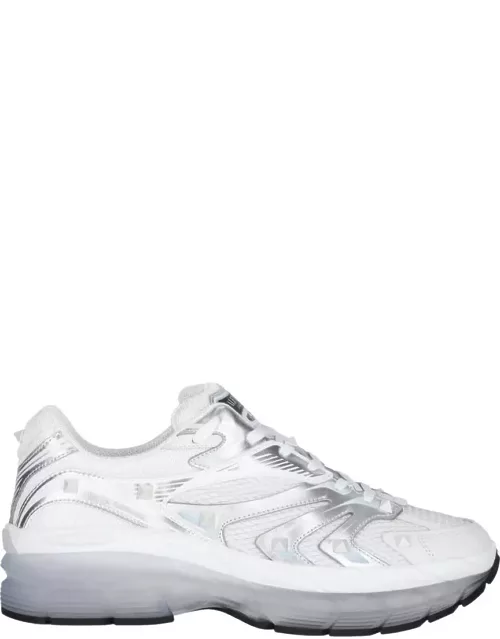 Valentino Garavani - Ms-2960 Leather And Fabric Low-top Sneaker