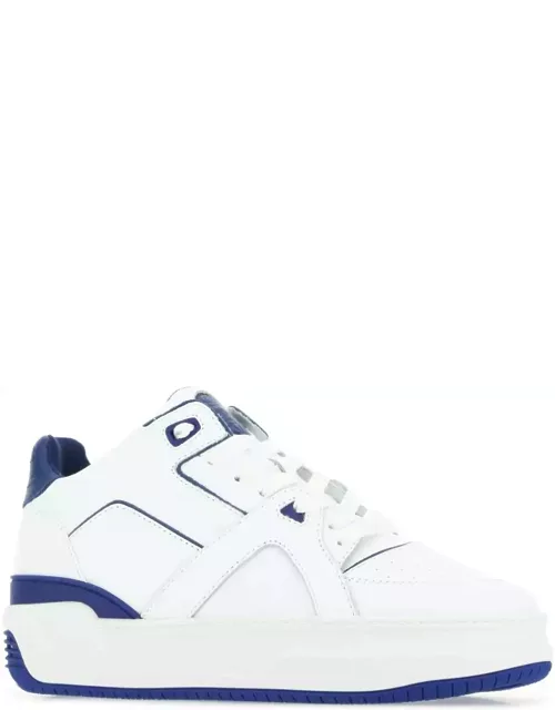 Just Don Two-tone Leather Courtside Lo Jd3 Sneaker