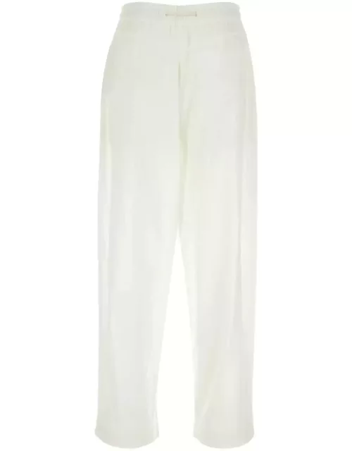 Emporio Armani White Cotton Pant