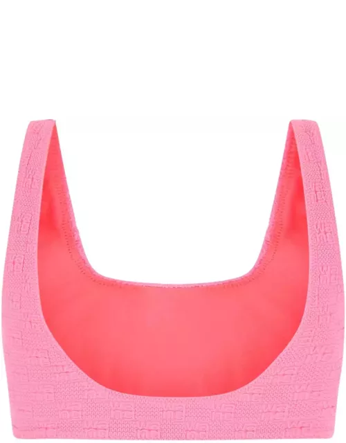 Alexander Wang Pink Stretch Nylon Bikini Top