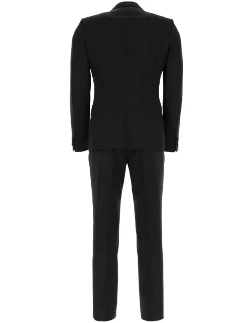 Zegna Black Wool Blend Suit