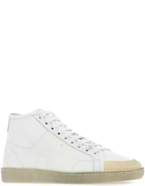 Saint Laurent White Leather Court Classic Sl/39 Sneaker