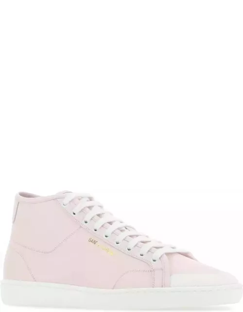 Saint Laurent Pastel Pink Leather Court Classic Sneaker