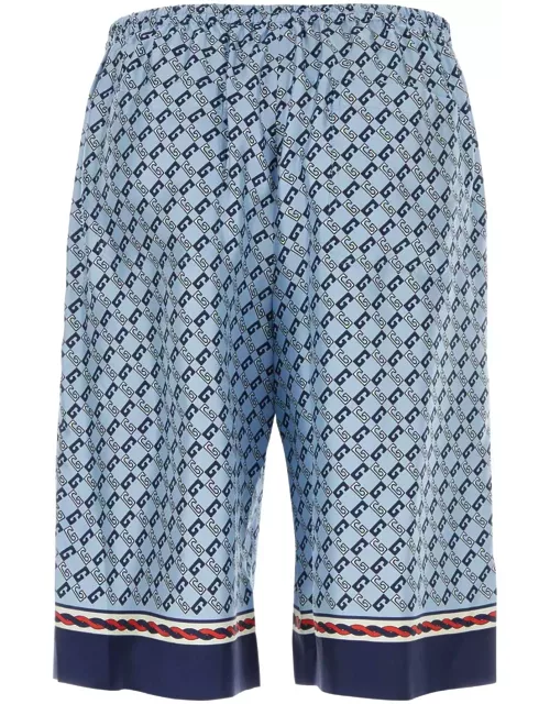 Gucci Shorts With G Square Print