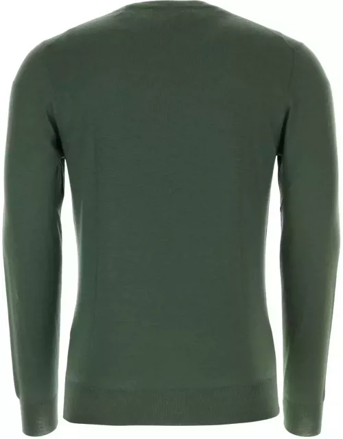 Fedeli Green Cashmere Blend Sweater