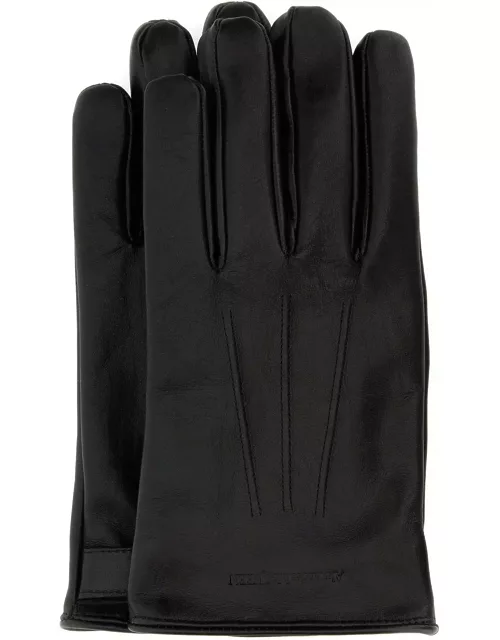 Alexander McQueen Black Leather Glove