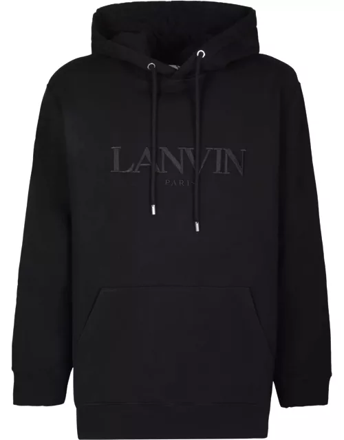 Lanvin Paris Black Hoodie