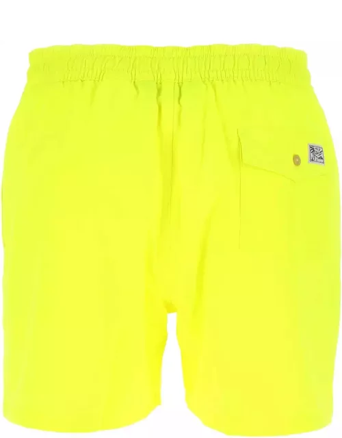 Polo Ralph Lauren Fluo Yellow Stretch Polyester Swimming Short