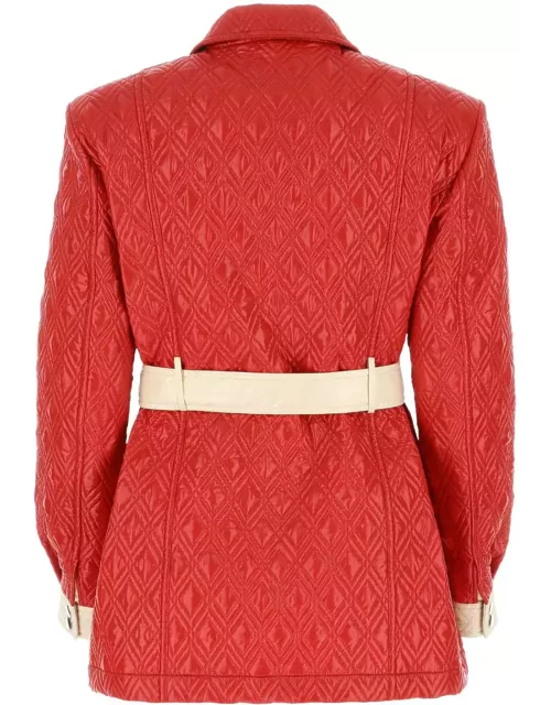 Gucci Red Polyester Jacket