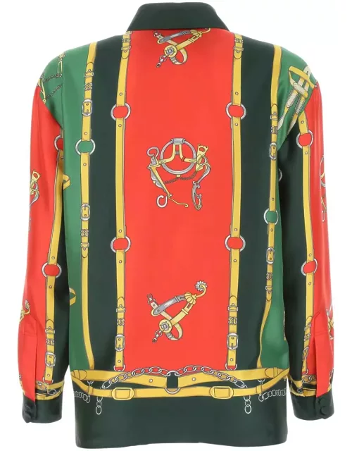 Gucci Embroidered Silk Shirt