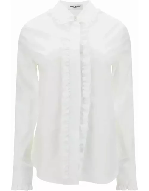 Saint Laurent Ruffled Button-up Shirt