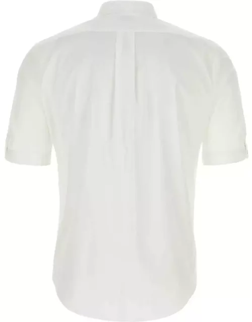 Alexander McQueen White Stretch Poplin Shirt