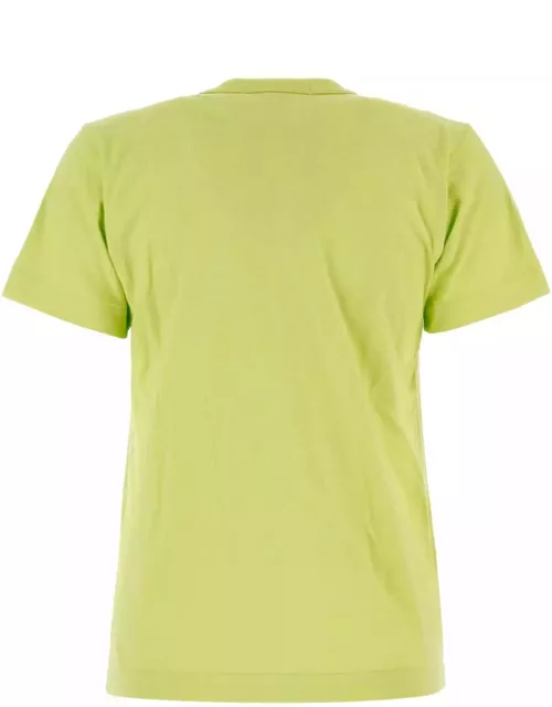 Comme des Garçons Play Acid Green Cotton T-shirt