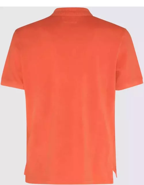 C.P. Company Orange Cotton Polo Shirt