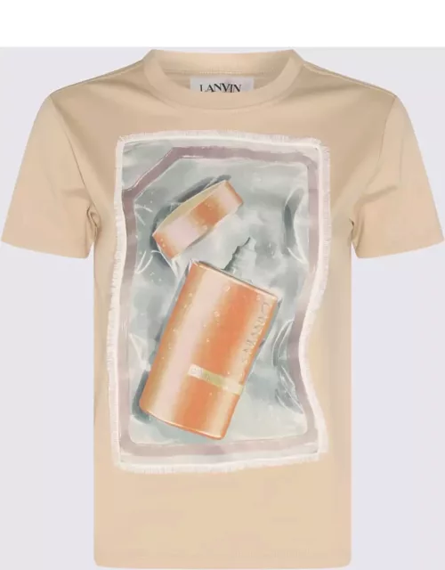 Lanvin Sand Cotton T-shirt