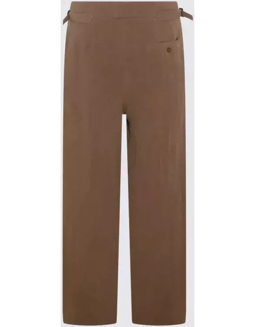 Vivienne Westwood Brown Linen Bertram Tailored Pant