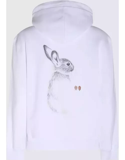 Lanvin White Cotton Rabbit Sweatshirt
