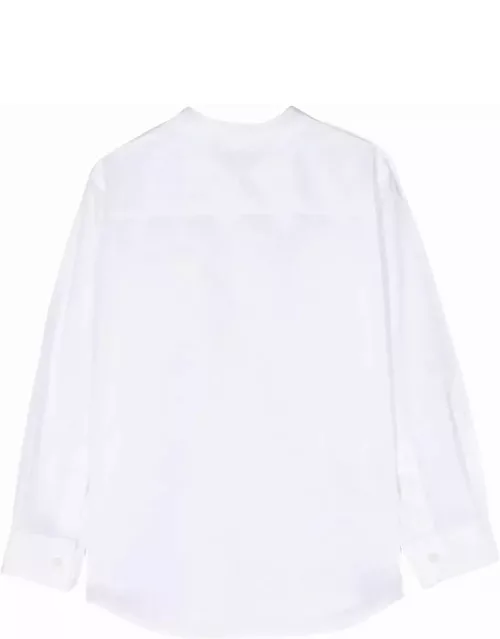 Il Gufo White Cotton Shirt