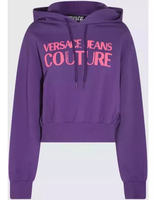 Versace Jeans Couture Violet Cotton Sweatshirt