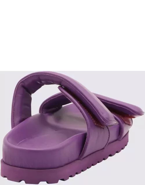 Gia X Pernille Teisbaek Purple Leather Sandal