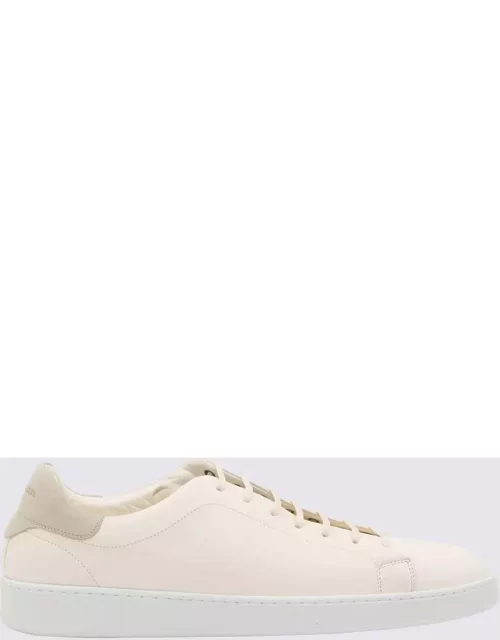 Kiton White Leather Sneaker