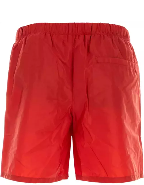 Prada Red Re-nylon Swimming Short
