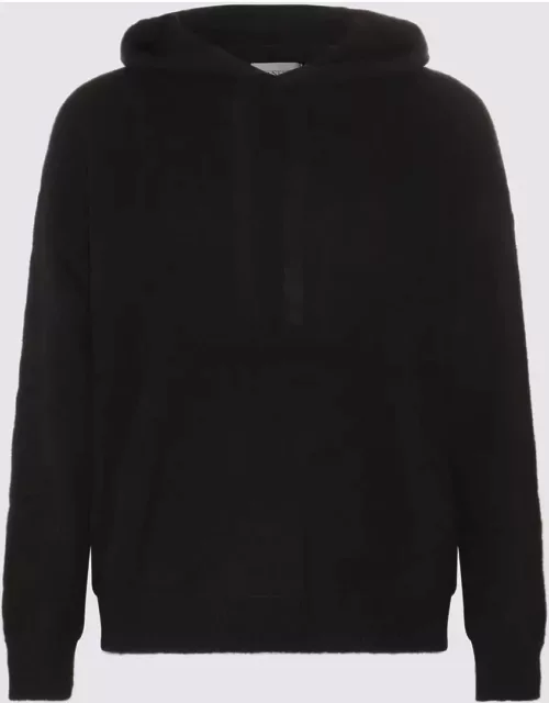 Laneus Black Cashmere And Silk Blend Sweater