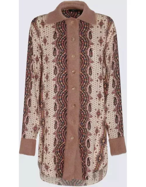 Etro Multicolor Wool And Silk Shirt