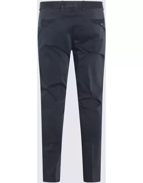 PT01 Navy Blue Cotton Blend Trouser