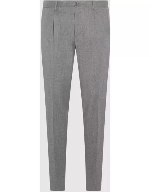Incotex Light Grey Wool Pant