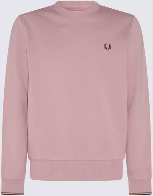 Fred Perry Dusty Pink Cotton Blend Sweatshirt